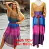 Chiffong Beach Cover Up Dress Robe de Plage Badkläder Coverups Pareos Playa Mujer Bikini Cover-up Beachwear Tunika