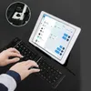 Portable Ultra Thin Light Mini Bluetooth 3.0 Folding Keyboard Wireless Rechargeable Keypad For IOS/Androidd Tablet Phone