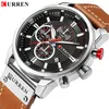 Curren 8291 Mannen Militaire Quartz Horloges Top Luxe Merk Heren Army Sport Horloge Man Chronograaf Datum Klok Relogio Masculino 210517