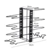 キッチンストレージ組織アイアンパンポットの蓋オーガナ調整可能な食器ラックドレーナーカッティングボードホルダー調理器具スタンドキャビネットのスタンド