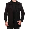 Осенняя зимняя одежда для мужчин пальто шерстяной шерстяной зимнее пальто шерстяное пальто мужчины мода теплые шерстяные куртки мужчины мода человек повседневная куртка 2111122