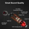 Auricolari magnetici Cuffie HIFI Bass In Ear Cuffie con controllo del volume del microfono per iPhone Samsung Smartphone Android