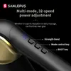 SANLEPUS Massage Gun LCD Display 32 Levels Electric Massager Deep Tissue Muscle Percussion Neck Body Back Relaxation Pain Relief 220228