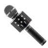 WS-858 Trådlös högtalare Mikrofoner Bärbar Karaoke Hifi Bluetooth-spelare för XS 6 6s 7 ipad iphone Samsung Tablet PC PK Q7