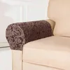 2pcs / set Jacquard Armstödsöverdrag Stretch Chair Sofa Protectors Avtagbar vila Avtagbar Protector 211207