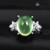 anello di smeraldo opalino