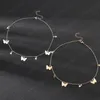 Bohemian Butterfly Choker Halsband för kvinnor Flickor Guld Silver Färg Clavicle Chain Fashion Kvinna Tunna Smycken