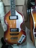 Sunburst Hofner BB2 Bass Violin Body Style Basse Guitar Toppkvalitet HCT Bajo utformad på tyska