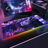 Grote RGB ASUS Gaming Muismat Game Slipmat RGB Led Setup Gamer Decoratie Cool Gloeiend toetsenbord muismat cool muismat cadeau