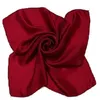 Fashion Satin Silk Large 90x90 Cm Square Plain Nautical Head Neck Solid Colors Scarf Wrap 24 Colours Scarves Shawlp38785478