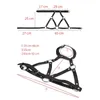 Garters Women Bondage Body Harness Lingerie Goth Crop Tops Cage Bra Leather Belt With Mask Rave Wear For Sex Set