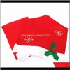 Sedia Ers Sashes Tessile Gardenchair Er Allegro Decorazioni Per La Casa Ornamenti Di Natale Anno Navidad Regalo Di Natale Cappello Di Babbo Natale1 Drop Deliv