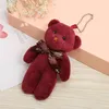 Presentes do Dia dos Namorados Urso Boneca Peluche Animais Teddy Pequeno Saco Pingente Ramalhete Decoração De Pelúcia Bonecas
