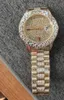 Роскошные мужские часы 43 мм 228349 116300 Sapphire Full Iceed VS Bearger Diamond Automate Mechanical Bracete из нержавеющей стали Классические часы