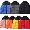 Mens Down Padded Jackets Fashion Trend Winter Long Sleeve Zipper Down Coats Designer Male Warm North Thick Overcoat Couples Windbreaker