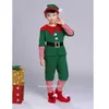 Weihnachten Cosplay Halloween Kostüme für Kinder Junge Mädchen Elf Grinch Kleid Neujahr Weihnachten Karneval Party Santa Claus mit Hut Geschenk Q0910