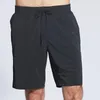 Men Sport Swimwear Yoga Running Shorts Jogging Fitness Racing Workout Leggings Quick Dry Training Gym Athletic LL Pants