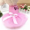 Summer Pet Clothes Bow Dress for Small Dog Apparel Princess Wedding Skirt Luxury Clothing For Dogs Soft Lace 595 S2