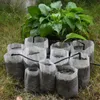 Vasos para plantadores 50-100PCS Sacos para cultivo de mudas de plantas Cogumelo flor biodegradável tecido não tecido para berçário estufa de aeração ecológica