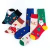 Kreativa julstrumpor n ew årparty favör snögubbe santa claus tecknad rör socka höst vinter xmas stocking t9i001631