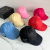 Mujeres Hombo de nylon Hombres Béisbol Diseñadores de gorros ajustados Sombreros Triángulo lateral Regalo 2105284SX