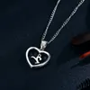 Hängsmycke Halsband 2021 Kapital Initial Y Brev Kvinnor Halsband Charms Heart Crystal Statement Pendants Guld Silver Färg Smycken