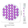 Fidget 장난감 팝류 컬러 ABS 감각 무지개 거품 폼 걱정 아이들의 스트레스를 완화하기 위해 무언가