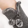 Gants de sport 2021 coton et laine pour femmes, chauds, automne et hiver, polaire, balle, écran tactile, mitaines de cyclisme en plein air