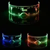 Party Decoration Fashion Luminous LED Glasses Acrylic Glowing 7 Colors For Parties Bar Music Festival Props Year Christmas