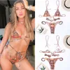 Zrtak bikini Сексуальный треугольник Отрегулируйте Купальники Женщины Купальный костюм Отель Качественный плиссированный купальник Женский двухсторонний набор