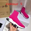 knitted elastic Socks boots Spring Autumn classic Sexy gym Casual women Shoes Fashion platform men sports boot Lady Lace up Thick sneakers Large size 35-42-45 us5-us11