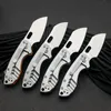 NEW OEM Quality mini 5311 EDC Folding Knife Stainless Steel Handle with 8cr13mov Blade Pocket Outdoor Camping Self-defense Knives Tools