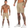 Men's Shorts Homme Summer Élastique Taille Plaid Short Skinny Fit Fashion Brand Fitness Shorts for Men Casual Stretchy Chinos 210723