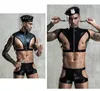 Lingerie sexy des hommes européens et américains, tenue de boîte de nuit, Tentation uniforme de jeu de rôles