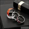 Band ringen sieraden voetbal basketbal sport voor vrouwen mannen honkbal softball rugby roestvrij stalen vinger mode gift drop levering 2021 z