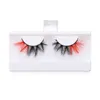 Hurtownie Barwione Fałszywe rzęsy Naturalne Długie Super Miękkie Wispy Fluffy Handmade Eye Lashes Party Daily Eye Makeup Eyelas