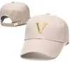 high Quality V Letters Casquette Adjustable Snapback Hats Canvas Men Women Outdoor Sport Leisure Strapback European Style Sun Hat Baseball Cap for gift a26