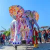 Stage Colorful Large Inflatable Elephant Cartoon Decoration For Party/Event/Concert