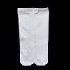 Chaussettes blanches à sublimation Transfert thermique Blanc Blanc Bas imprimés double face 15 cm 20 cm 24 cm 30 cm 40 cm Chaussettes de sport unisexes F4255090