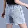 Vintage Sexy Elegante Shorts Jeans Dames Hoge Taille Denim Feminino Slanke Hip Plus Size Shorts 9007 50 210417