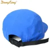 Dongking New 5 Panels Classic Baseball Cap Short Brim Baseball Cap Taslon Splash Proof Fabric Quick Dry Hat Flat Bill Big Size LJ22586