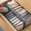 Foldable Storage Boxes Underwear Bra Panty Socks Organizer Stored Box Drawer Closet Scarves Organizers Nylon Mesh Divider Bags6370461