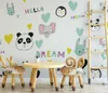 Обои Bacal Custom 3D Стеновые обои Wallpaper Nordic Lovely Animal Детская комната Номер Фон Оформление стены Декор