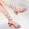 Famtiyaa Heels Women's Sandals 2020 Ankel Strapped High Heeled Woman Sexiga Sandaler Med Slipsar Tjejer Sandalias Verano Mujer Skor Erte342525