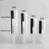 2ml 3ml 4ml 5ml 빈 PP 플라스틱 향수 미스트 분무기 병 1 / 10oz 1 / 6oz 미니 여행 흑백 흰색 명확한 스프레이 vialsgoods