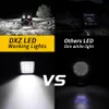 16 LED Work Light Bar 48W 3030LED Square Bright Spotlight for Offroad SUV ATV Tractor Boat Trucks Excavator Headlights Lighting