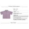 Design doux mode femmes été Blouse violet fraise bouton à manches courtes mignon broderie adolescente chemise hauts femmes Blous