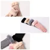 Fem fingrar handskar förtjockad varm plush pekskärm skidmittens full finger ridding kvinnor