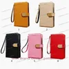 M design Luxury PU Leather Phone Cases Portefeuille modèle général adapté à moins de 6,7 pouces pour tous les iphone samsung huawei Titulaire de la carte de crédit Housse de protection en cuir