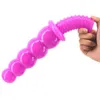 NXY Cockrings Anal sex toys Jouets pour adultes Plug Five Beads Butt avec poignée Big Ass Sex se masturber flirter femmes hommes magasin de produits pour adultes 1123 1124